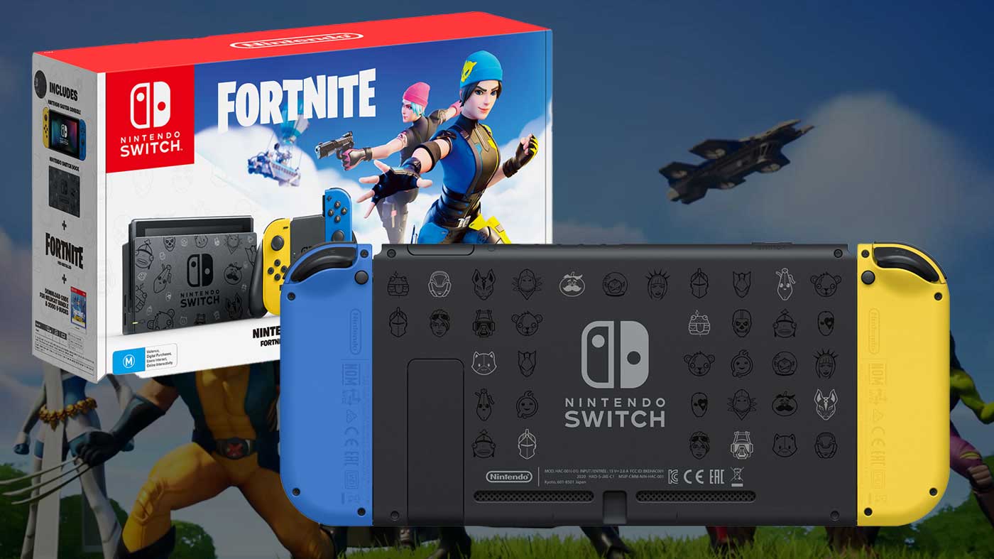 Giới thiệu Máy chơi game Nintendo Switch Fornite Edition